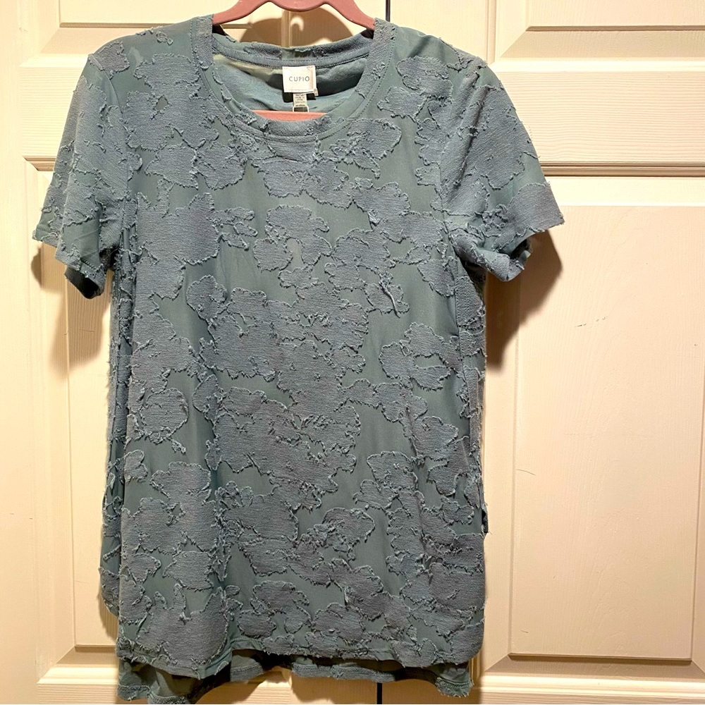 NWT semi sheer Shirt Cupio